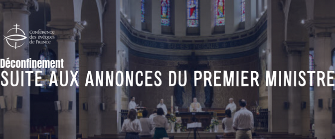 Communiqué des évêques de France concernant le déconfinement